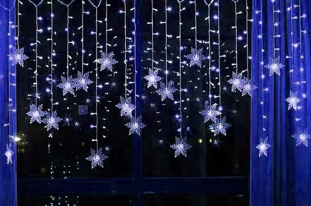 No azul, cara de noite de inverno