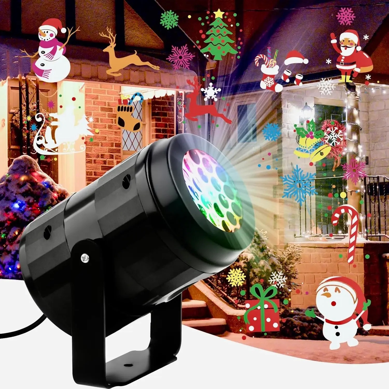 Projetor de Natal LED para Fachada e Jardim
